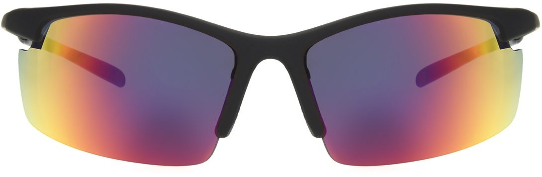 Men's Blade Reading Glasses In Black By Foster Grant - Shake Black-Mirrored SunReaders® - +2.50