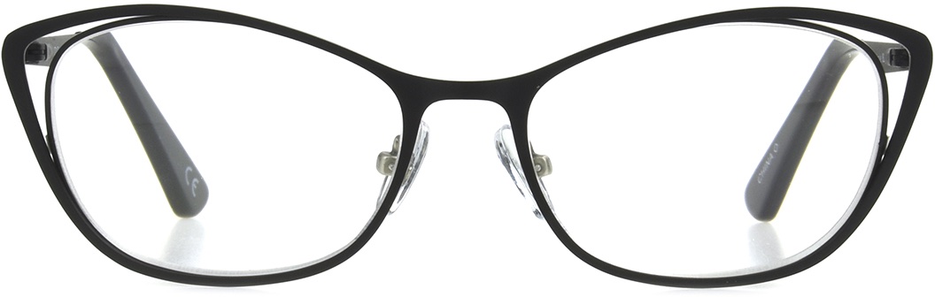 Women's Cat Eye Reading Glasses In Black By Foster Grant - Lizzie - +1.50