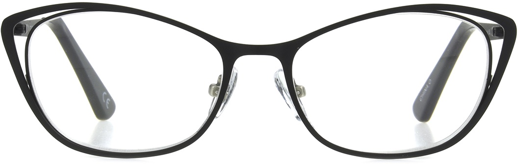 Women's Cat Eye Reading Glasses In Black By Foster Grant - Lizzie - +3.00