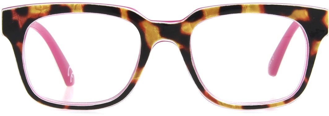 Women's Square Reading Glasses In Tortoise By Foster Grant - Ree - +2.00