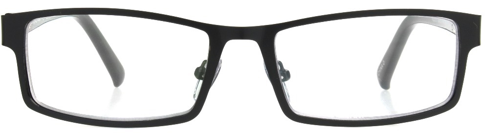 Men's Rectangle Reading Glasses In Black By Foster Grant - Sawyer - +1.75