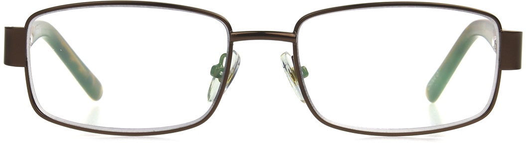 Men's Rectangle Reading Glasses In Brown By Foster Grant - Wes - +2.75