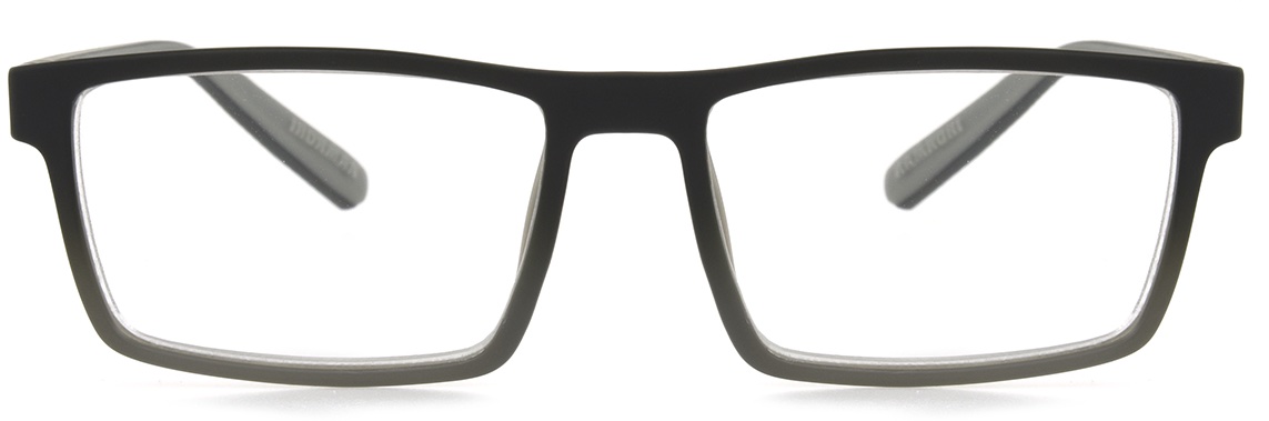 Men's Square Reading Glasses In Black By Foster Grant - IRONMAN® IM2004 - +3.25