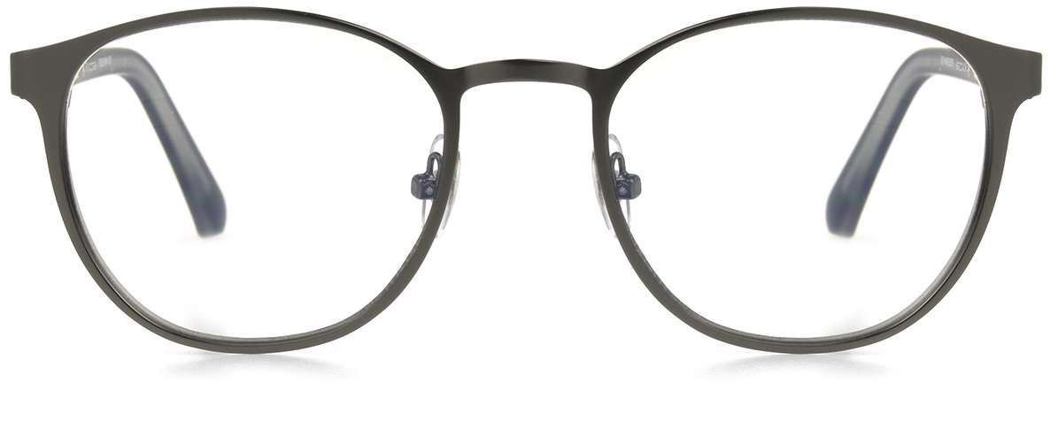 Men's Round Reading Glasses In Black By Foster Grant - Raynor E.Readers™ - +1.25