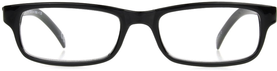 Men's Square Reading Glasses In Black By Foster Grant - Brandon - +1.75