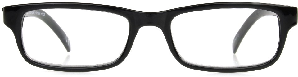 Men's Square Reading Glasses In Black By Foster Grant - Brandon - +2.00