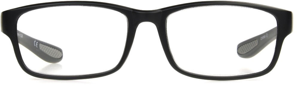 Men's Rectangle Reading Glasses In Black By Foster Grant - Scooter - +3.25