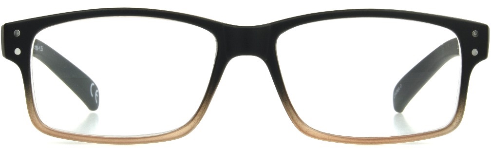 Men's Square Reading Glasses In Black By Foster Grant - Thomson - +1.75