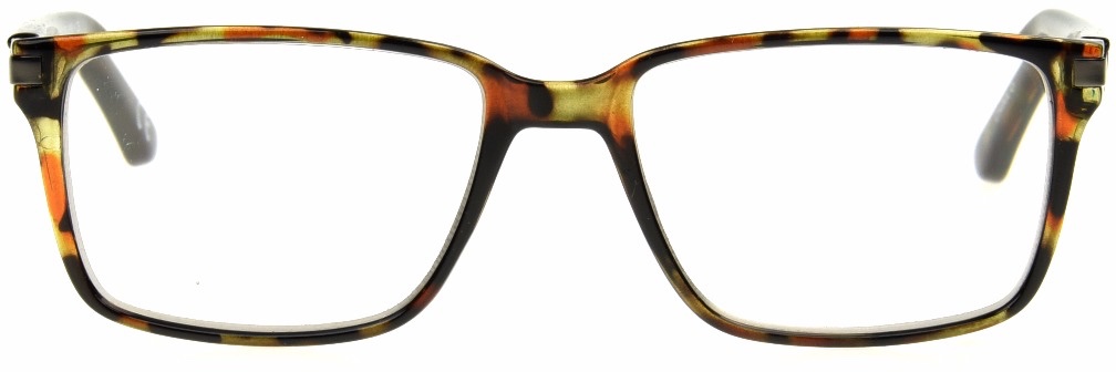 Men's Square Reading Glasses In Tortoise By Foster Grant - Cyrus - +1.25