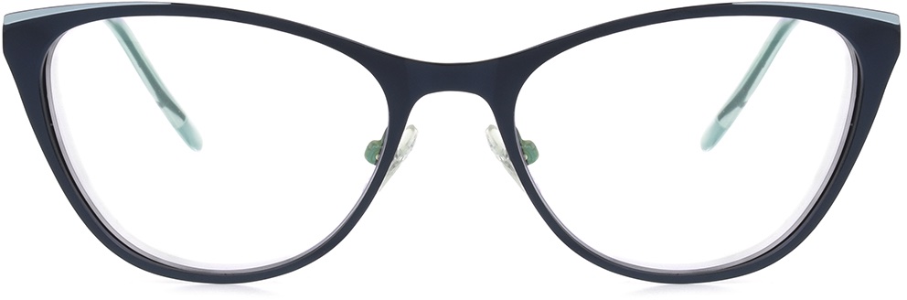 Women's Cat Eye Reading Glasses In Blue By Foster Grant - Victoria - +3.00