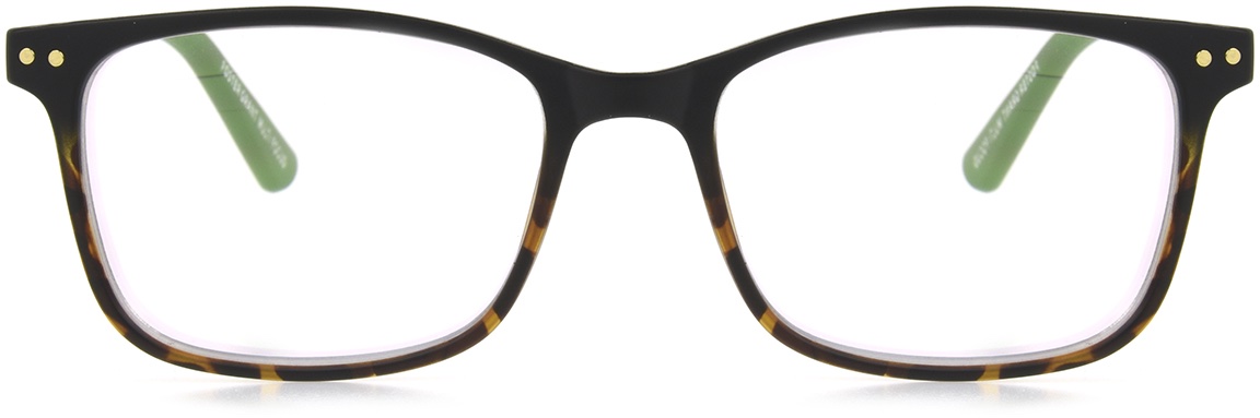 Men's Square Reading Glasses In Tortoise By Foster Grant - Troy - +2.25
