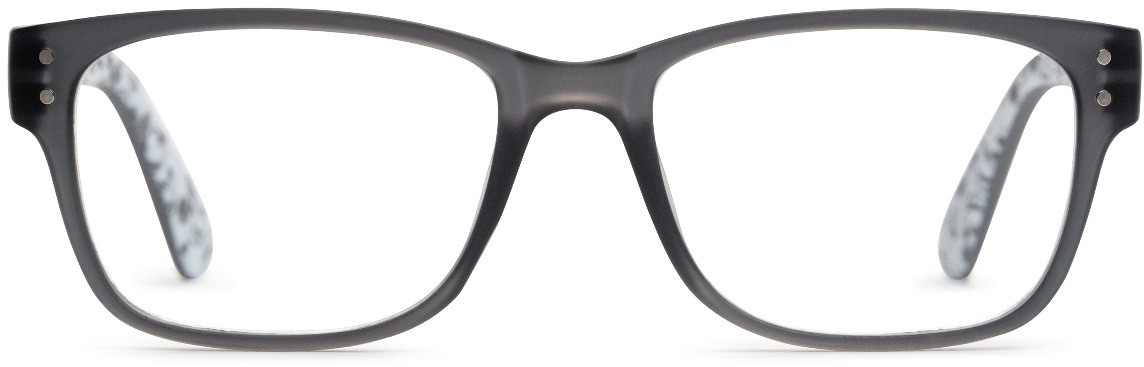 Unisex Square Reading Glasses In Black By Foster Grant - Iconic - +2.50