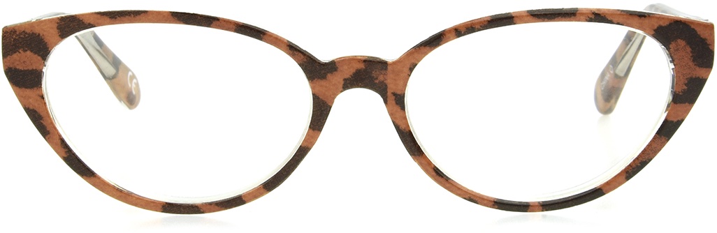 Women's Cat Eye Blue Light Glasses In Brown By Foster Grant - Camila Multi Focus™ Blue - +2.75