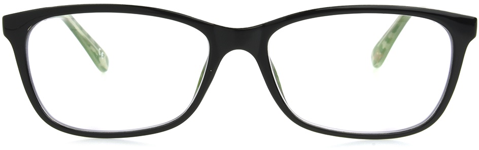 Women's Square Reading Glasses In Black By Foster Grant - Rachel - +1.75