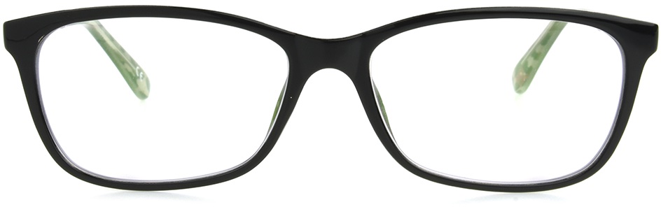 Women's Square Reading Glasses In Black By Foster Grant - Rachel - +2.75