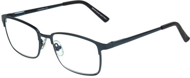 Men's Rectangle Reading Glasses In Gunmetal By Foster Grant - Braydon - +1.75