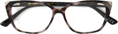 Women's Cat Eye Blue Light Glasses In Tortoise By Foster Grant - Elodia Multi Focus™ Blue - +3.00