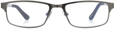 Men's Rectangle Reading Glasses In Gunmetal By Foster Grant - Samson E.Readers™ - +2.50