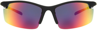 Men's Blade Reading Glasses In Black By Foster Grant - Shake Black-Mirrored SunReaders® - +1.50