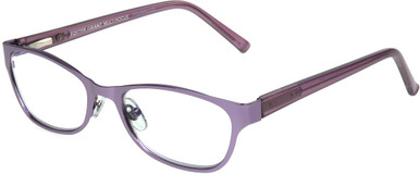 Women's Cat Eye Reading Glasses In Purple By Foster Grant - Charlsie - +2.50