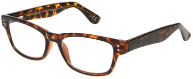 Unisex Rectangle Reading Glasses In Tortoise By Foster Grant - Conan - +1.50