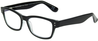 Unisex Rectangle Reading Glasses In Black By Foster Grant - Conan - +3.25