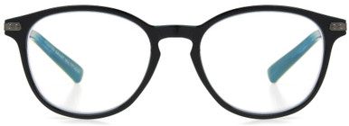 Unisex Round Reading Glasses In Black By Foster Grant - McKay - +1.25