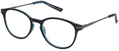 Unisex Round Reading Glasses In Teal By Foster Grant - McKay - +1.50