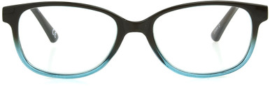 Women's Square Reading Glasses In Teal By Foster Grant - Alicia - +1.00