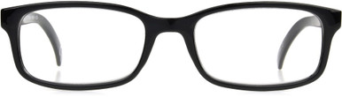 Men's Rectangle Reading Glasses In Black By Foster Grant - Boston - +3.00