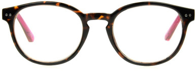 Women's Round Reading Glasses In Tortoise By Foster Grant - Bryn - +2.00
