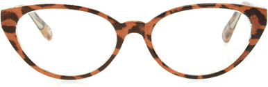 Women's Cat Eye Reading Glasses In Brown By Foster Grant - Camila - +1.25