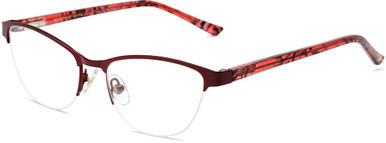 Women's Cat Eye Reading Glasses In Berry By Foster Grant - Carina - +3.00
