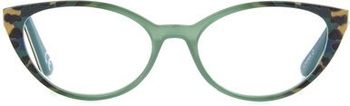 Women's Cat Eye Reading Glasses In Teal By Foster Grant - Diane - +2.00