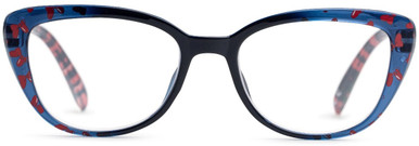 Women's Cat Eye Reading Glasses In Black By Foster Grant - Dreamer - +2.50