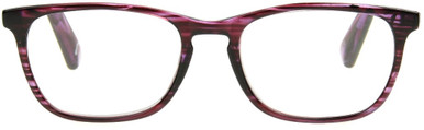 Women's Rectangle Reading Glasses In Purple By Foster Grant - Elana - +2.00