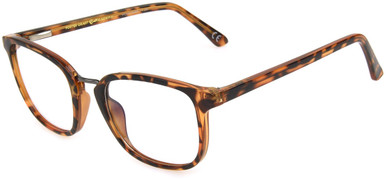 Men's Square Reading Glasses In Tortoise By Foster Grant - Francisco E.Readers™ - +2.75