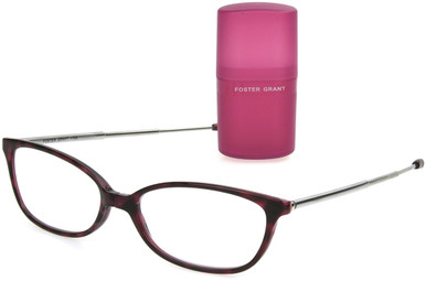 Women's Cat Eye Reading Glasses In Red By Foster Grant - Gina - +1.75