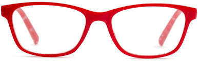 Women's Rectangle Reading Glasses In Red By Foster Grant - Imagination - +1.25