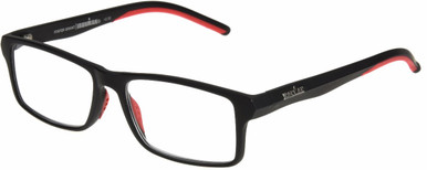 Men's Rectangle Reading Glasses In Black By Foster Grant - IRONMAN® IM2000 - +3.25