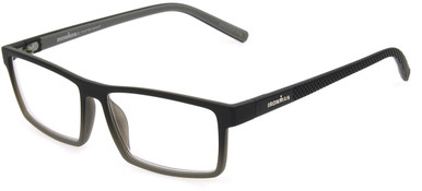 Men's Square Reading Glasses In Black By Foster Grant - IRONMAN® IM2004 - +1.50