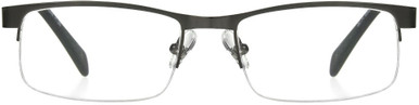 Men's Rectangle Reading Glasses In Black By Foster Grant - Lamar - +2.50