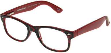 Women's Way Reading Glasses In Red By Foster Grant - Laney - +1.75