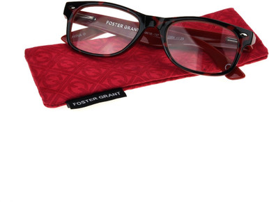 Women's Way Reading Glasses In Red By Foster Grant - Laney - +2.50