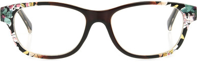 Women's Square Reading Glasses In Brown Leopard By Foster Grant - Linda - +1.50