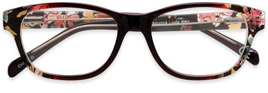 Women's Square Reading Glasses In Brown Leopard By Foster Grant - Linda - +1.25