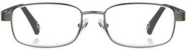 Men's Rectangle Reading Glasses In Gunmetal By Foster Grant - Manning - +1.25