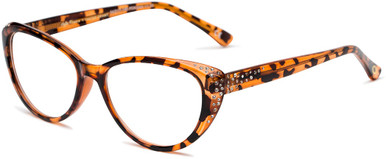 Women's Cat Eye Reading Glasses In Tortoise By Foster Grant - Marisol - +1.75
