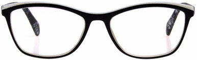 Women's Rectangle Reading Glasses In Black By Foster Grant - Meryl - +1.25