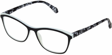 Women's Rectangle Reading Glasses In Black By Foster Grant - Meryl - +3.00